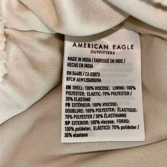 AMERICAN EAGLE Sleeveless‎ Floral Flouncy Ruffle Romper sz Small Fairy Whimsy - Picture 8 of 8